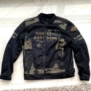 Harley Davidson medium motorcycle jacket with body armour